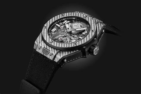 hublot carbon fiber dial|Hublot 45mm automatic tourbillon.